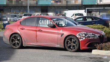 Alfa Romeo Giulia Quadrifoglio 2024 prototipo foto spia