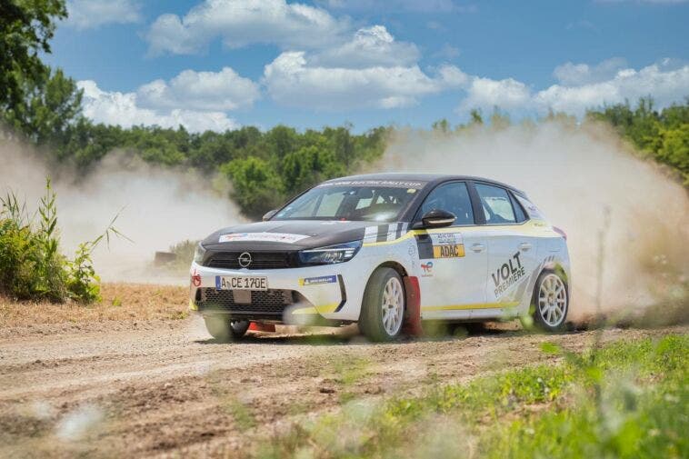 Opel Corsa Rally Electric Rallye Mont-Blanc Morzine