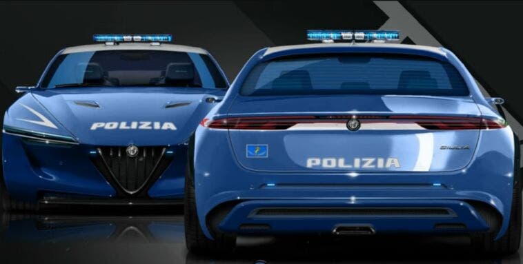 Nuova Alfa Romeo Giulia Polizia