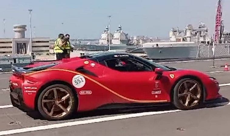 Ferrari SF90 record Fabio Barone