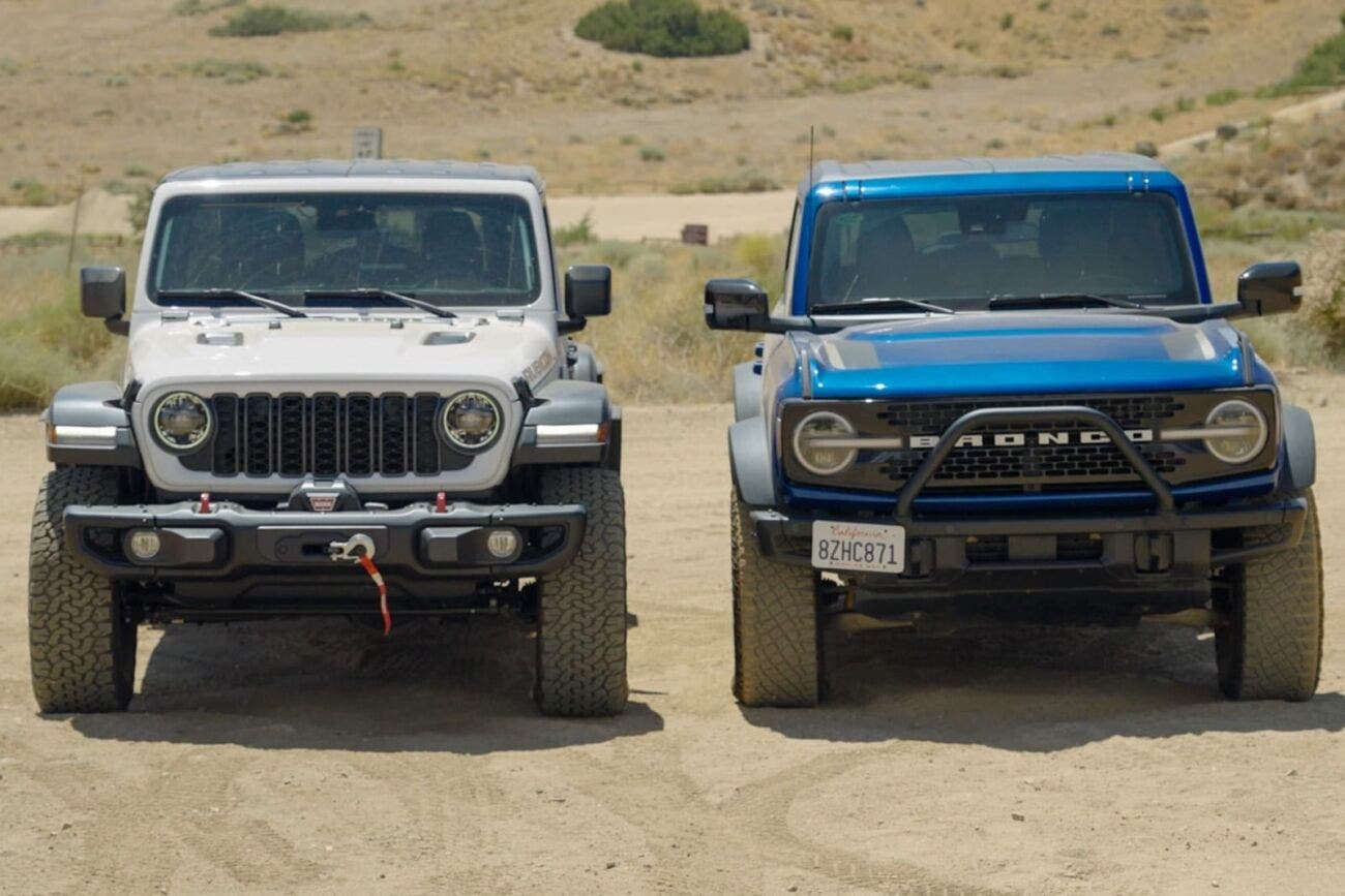 Jeep Wrangler e Ford Bronco