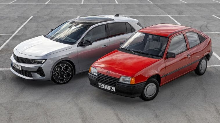 Opel Kadett E Opel Astra L