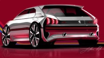 peugeot 205 rendering