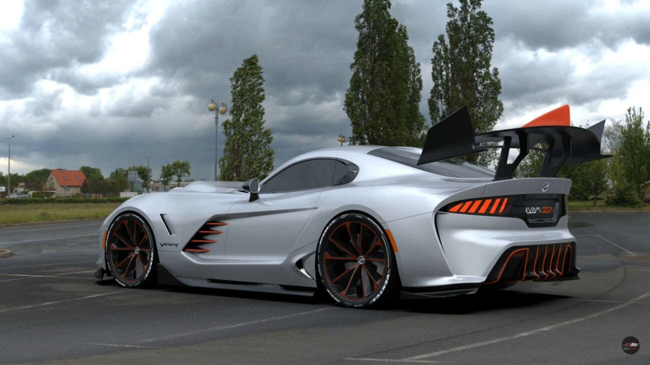 Evrim Ozgun - dodge viper rendering