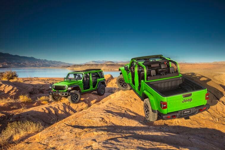 Jeep Gladiator e Wrangler verde Mojito!